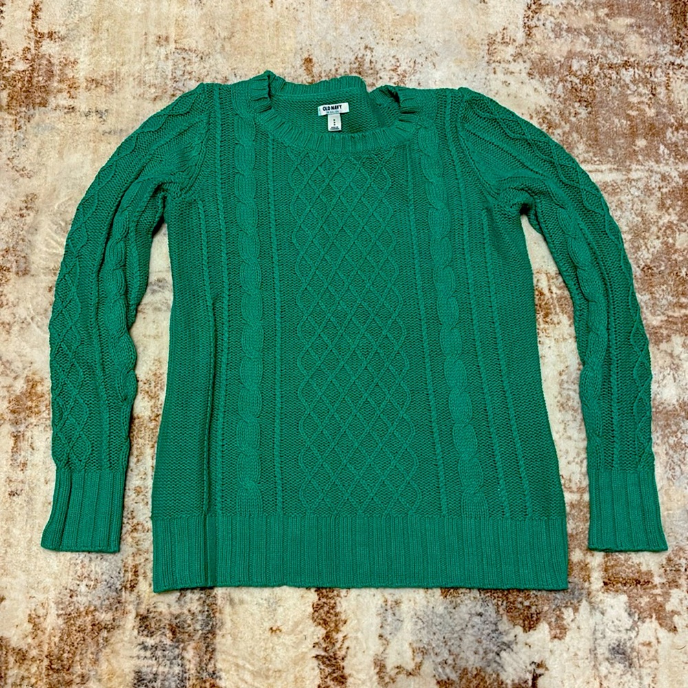 Women’s Green Old Navy sweater - Medium